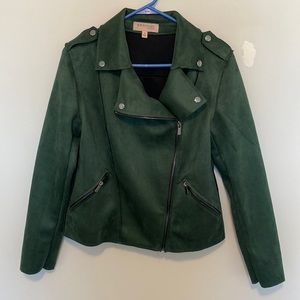 Philosophy Suede Moto Jacket